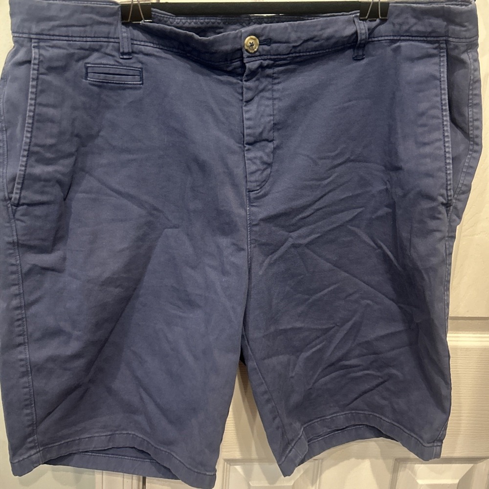 Johnnie-O Mens Blue High Tide Chino Shorts Cotton Blend Size 40 Golf Beach Vacay